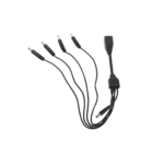 Cable con 5 Vías para Alimentar 4 Cámaras TurboHD y DVR TurboHD Epcom / Hikvision