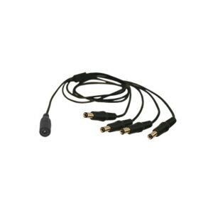 Cable con Conector Jack Hembra de 3.5 mm con 4 Salidas de Jack Macho (Divisor de Energía) / Tipo Pulpo / 4 Conectores Macho