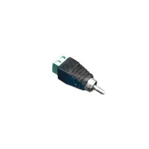 Adaptador RCA Macho Tipo Jack Polarizado / Terminales Tipo Tornillo / Polarizado (+/-) / Recomendado para Video y Audio en