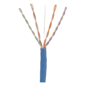 Bobina de Cable UTP 305 Metros (1000 Pies) de Cobre, TX6000? PanNet, Azul, Categoría 6 (24 AWG), CMP (Plenum), de 4 Pares (PUP6C04BU-WN)