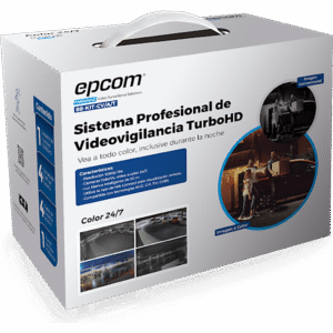 Kit TurboHD 1080p / DVR 4 Canales / 4 Cámaras Bala ColorVu con Micrófono Integrado / Fuente de Poder / Accesorios de Instalación (B8KITCV/AT)