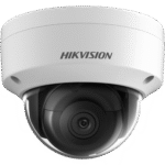 Dome Fija de Red 2 MP / Compresión H.265+ / WDR 120dB / 3D DNR / PoE / A Prueba de Agua y Vandalismo / Detección Humana y de