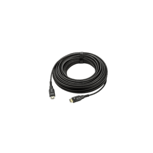 Cable Optico HDMI Híbrido | 4K@60Hz 18 Gbps | 20 m | Fibra OM3 + Cobre | LSHF | Bañado Oro 24K | HDCP 2.2 | HDR | ARC | CEC