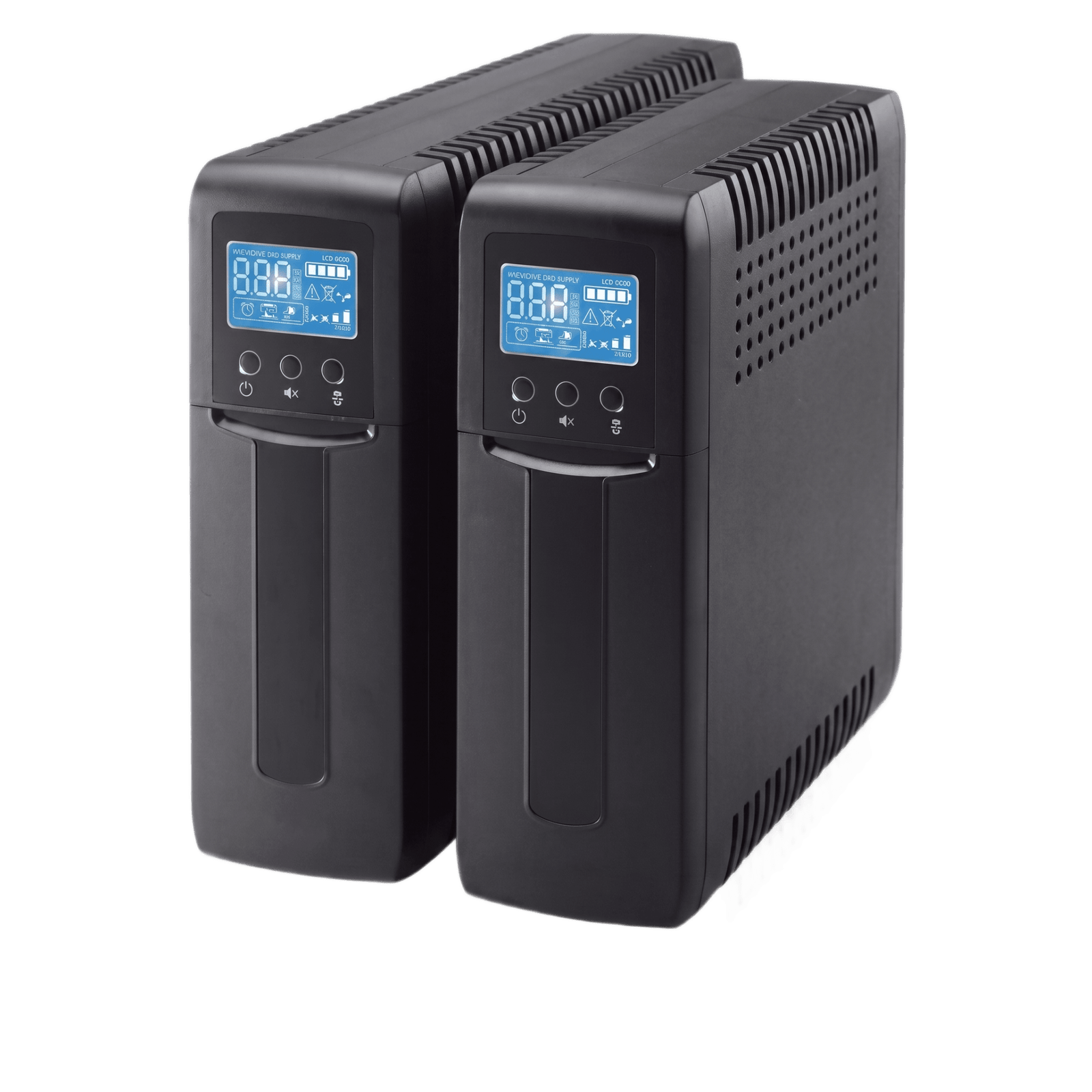 UPS de 1500 VA/900 W, Topología Línea Interactiva, Entrada 120 Vca NEMA 5-15P, Tipo Mini Torre, Con 12 Tomas NEMA 5-15R