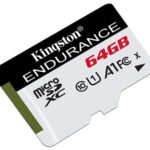 Memoria microSD Kingston High Endurance 64GB para Videovigilancia – UHS-I 95 MB/s