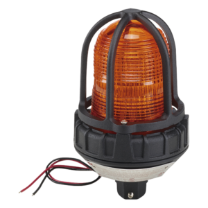 Luz Estroboscópica para Ubicaciones Peligrosas / 520,000 Candelas Pico / 80 Destellos por Minuto / Montaje en Tubería NPT 3/4" / IP66 / 12-24 VCD / Ámbar