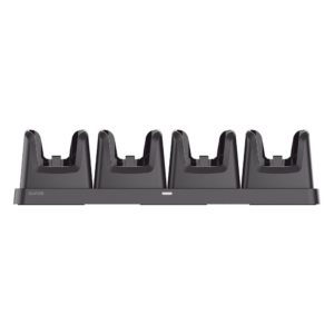 Base de Carga 4 Bahías / Tecnología 2-Pin / Indicador LED / 460x130x112.2 mm (18.1x5.1x4.4 in) / Certificaciones CE, FCC, RoHS