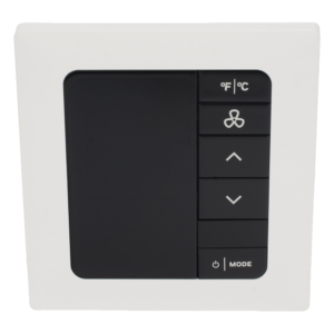 Termostato de Gestión Energética / 100-277 VAC / FCU 2 y 4 Tubos / BACnet MS/TP y Wi-Fi / Sensor PIR 10 m (32.8 ft) / 5H/3C Etapas