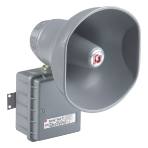 Altavoz amplificado / 15W / Ubicaciones peligrosas / 120 Vca / 110 dB a 10 pies / IP66 e IP69K