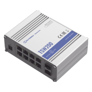 Switch Industrial No-Administrable / 8 Puertos Gigabit PoE+ 30W / 2 Puertos SFP / -40 a 75°C / Aluminio