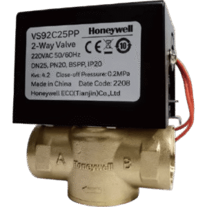 Válvula de Control Eléctrica / 2 Vías Tipo Bola / DN20 (3/4") / BSPP / 220 V CA / Sin Retorno por Resorte / Kvs 7.0 / PN20