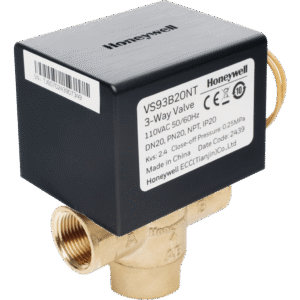 Válvula de Control Eléctrica / 2 Vías / Retorno por Resorte / DN25 NPT 1" / 110 V CA / Fan Coil