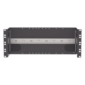 Soporte de Riel DIN Industrial / 4U / Rack 19 in / Acero / Gestión de Cables
