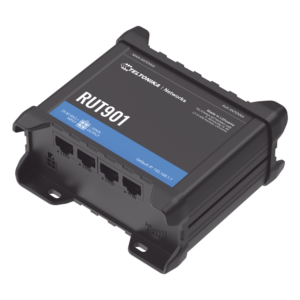 Router Industrial LTE 4G / 150 Mbps Cat 4 / 4 Puertos Ethernet / WiFi 2.4 GHz / Doble SIM / Montaje DIN / -40°F a 167°F