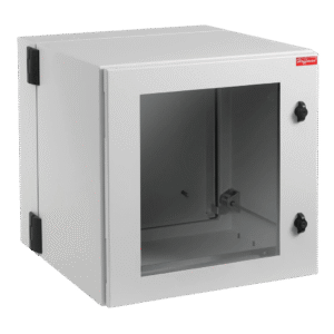 Gabinete Industrial / 12 UR / Puerta con Ventana / NEMA 12 / IP55 / IK10 / Montaje en Pared / 612 x 600 x 610 mm