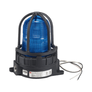 Luz de advertencia LED / Ubicaciones peligrosas / Montaje superficie / 120-240Vca / IP66 / Azul