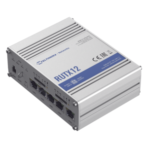 Router Industrial Dual LTE Cat 6 / 600 Mbps / 5 Puertos Gigabit / WiFi 5 Doble Banda / Doble SIM / GNSS / PoE / -40°F a 167°F