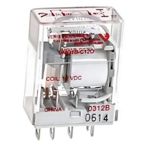 Relevador Electromecánico SPDT / 15 A / 120-277 VAC / 28 VDC / Bobina 24 V CA / Riel DIN 35 mm / -40 a 55 °C