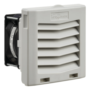 Ventilador con Filtro de Montaje Lateral / 21 CFM (36 m³/h) / 115 Vca / Click-Fit / Rejilla con Bisagra / 4"