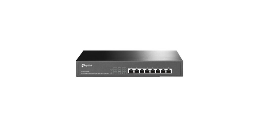 Switch PoE Gigabit 8 puertos TP-Link TL-SG1008MP para cámaras IP
