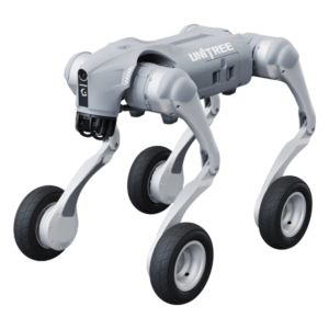 Perro Robot Biónico Para Inspección con Ruedas / Inteligencia Artificial / Reconocimiento De Humanos / Cámara Integrada