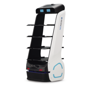 Robot Autónomo para Servicio de Meseros Ubicado por SLAM Láser / Soporta 10 kg por Charola / Restaurantes, Hospitales y Eventos