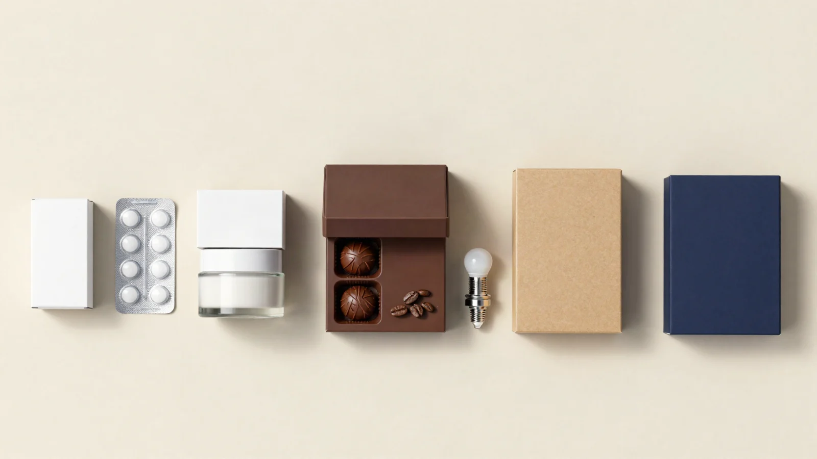 Cajas plegadizas para farmacéutica, cosmética, confitería, autopartes e iluminación