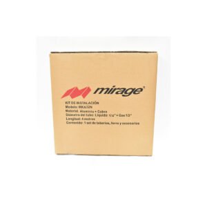 Kit de Instalación Mirage para Minisplit 1/4" x 1/2" (Aluminio) KITM1