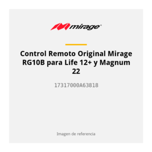 Control Remoto Original Mirage RG10B para Life 12+ y Magnum 22 17317000A63818
