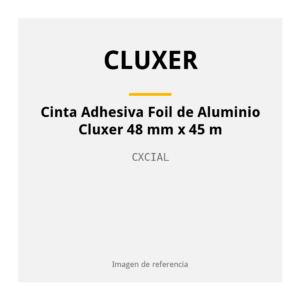 Cinta Adhesiva Foil de Aluminio Cluxer 48 mm x 45 m CXCIAL