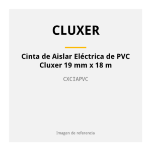 Cinta de Aislar Eléctrica de PVC Cluxer 19 mm x 18 m CXCIAPVC
