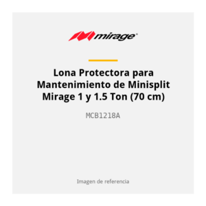 Lona Protectora para Mantenimiento de Minisplit Mirage 1 y 1.5 Ton (70 cm) MCB1218A