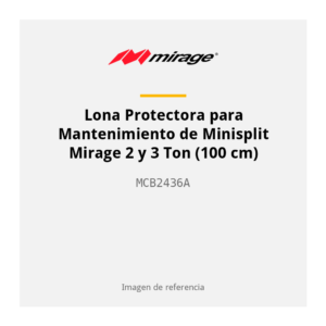 Lona Protectora para Mantenimiento de Minisplit Mirage 2 y 3 Ton (100 cm) MCB2436A